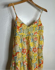 Velvet by Graham & Spencer 100% Cotton Multicolor Bright Floral Mini Dress