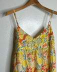 Velvet by Graham & Spencer 100% Cotton Multicolor Bright Floral Mini Dress