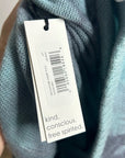 Unsubscribed 100% Cashmere Blue Tie Dye Jogger Sweater Pant Relaxed Fit