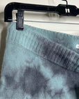 Unsubscribed 100% Cashmere Blue Tie Dye Jogger Sweater Pant Relaxed Fit