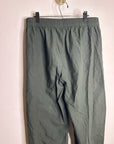 Eileen Fisher 100% Organic Cotton Army Green Barrel Cropped Ankle Pant