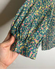 MIRTH 100% Cotton Venice Long Sleeve Floral Lightweight Blouse