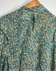 MIRTH 100% Cotton Venice Long Sleeve Floral Lightweight Blouse