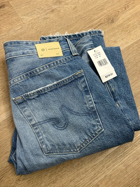 Ag Adriano Goldschmied AG 100% Cotton Ex - Boyfriend Slouchy Slim Leg Jean - Denim