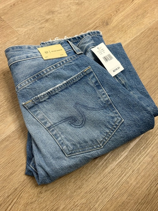 Ag Adriano Goldschmied AG 100% Cotton Ex - Boyfriend Slouchy Slim Leg Jean - Denim