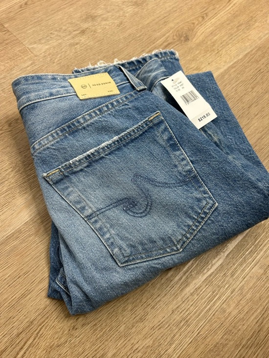 Ag Adriano Goldschmied AG 100% Cotton Ex - Boyfriend Slouchy Slim Leg Jean - Denim