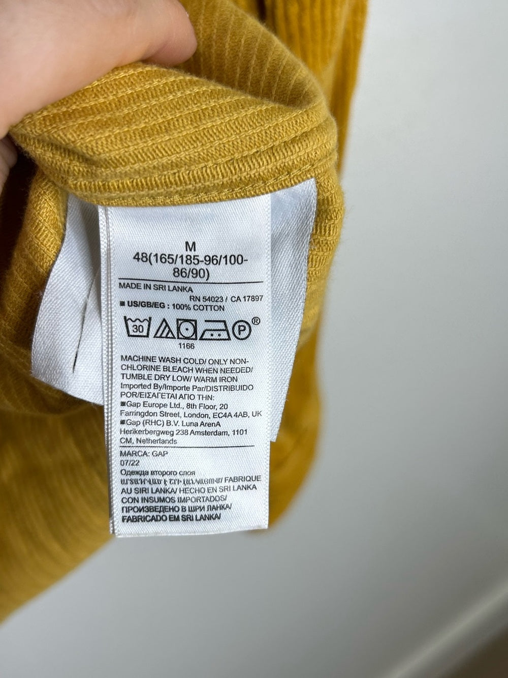 GAP 100% Cotton Mustard Yellow Wide Wale Corduroy Shirt Jacket Oversized