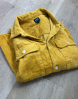 GAP 100% Cotton Mustard Yellow Wide Wale Corduroy Shirt Jacket Oversized