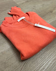 One Grey Day 100% Cashmere Sloan Bright Coral Lightweight Pullover Sweater
