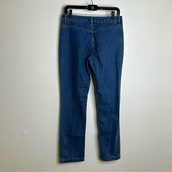 Paloma Wool 100% Cotton Front Seam Denim Straight Leg Jeans