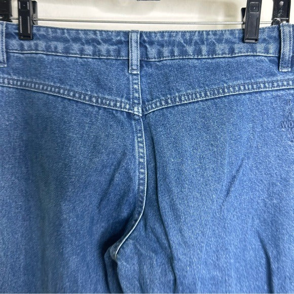 Paloma Wool 100% Cotton Front Seam Denim Straight Leg Jeans