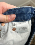 GRLFRND 100% Cotton Cindy Distressed Cut off Denim Shorts