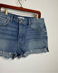 GRLFRND 100% Cotton Cindy Distressed Cut off Denim Shorts