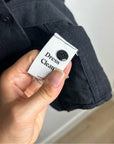 MATE 100% Organic Linen Black Button Down Oversized Long Sleeve Shirt
