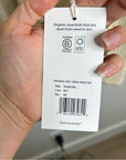 MATE The Label 100% Organic Cotton Textured Knit Oversized Crew Sweater