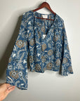 Cleobella 100% Organic Cotton Floral Wide Sleeve Allison Flowy Blouse
