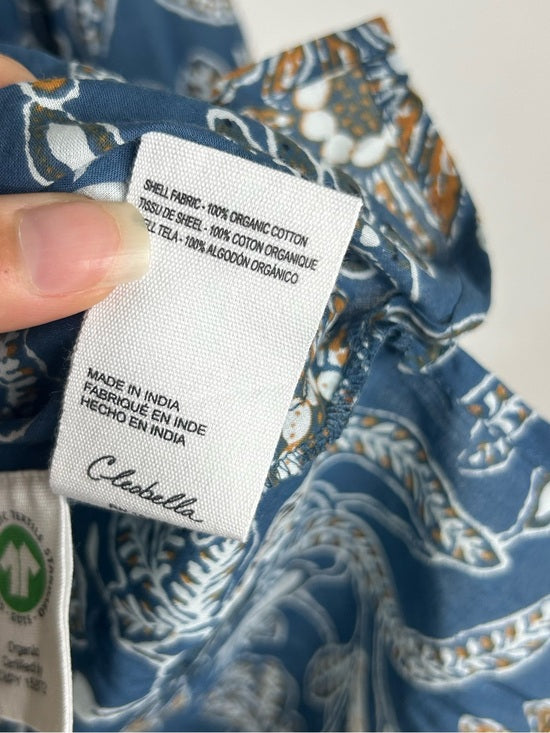 Cleobella 100% Organic Cotton Floral Wide Sleeve Allison Flowy Blouse