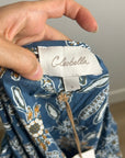Cleobella 100% Organic Cotton Floral Wide Sleeve Allison Flowy Blouse