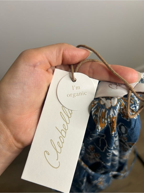 Cleobella 100% Organic Cotton Floral Wide Sleeve Allison Flowy Blouse