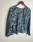 Cleobella 100% Organic Cotton Floral Wide Sleeve Allison Flowy Blouse