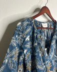 Cleobella 100% Organic Cotton Floral Wide Sleeve Allison Flowy Blouse