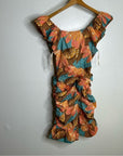 Cleobella 100% Organic Cotton Tiana Ruched Mini Dress