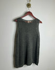 Eileen Fisher 'Fisher Project' 100% Organic Cotton Knit Green Tunic Tank Top