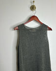 Eileen Fisher 'Fisher Project' 100% Organic Cotton Knit Green Tunic Tank Top