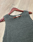 Eileen Fisher 'Fisher Project' 100% Organic Cotton Knit Green Tunic Tank Top