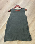 Eileen Fisher 'Fisher Project' 100% Organic Cotton Knit Green Tunic Tank Top
