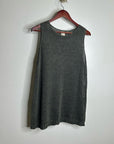Eileen Fisher 'Fisher Project' 100% Organic Cotton Knit Green Tunic Tank Top
