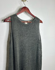 Eileen Fisher 'Fisher Project' 100% Organic Cotton Knit Green Tunic Tank Top