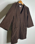Velvet By Graham & Spencer 100% Cotton Chocolate Brown Corduory Elke Mini Dress