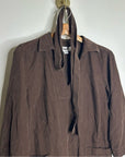 Velvet By Graham & Spencer 100% Cotton Chocolate Brown Corduory Elke Mini Dress