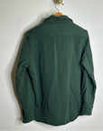 Frank & Eileen 100% Cotton Eileen Triple Fleece Sweatshirt Button Down Top Green