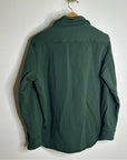 Frank & Eileen 100% Cotton Eileen Triple Fleece Sweatshirt Button Down Top Green
