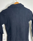 MATE The Label 100% Organic Cotton Button Down Cardigan Waffle Top