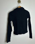 MATE The Label 100% Organic Cotton Button Down Cardigan Waffle Top