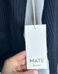 MATE The Label 100% Organic Cotton Button Down Cardigan Waffle Top
