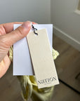 Nation LA 100% Pima Cotton Sabrina Twist Tie Tank in Butter Yellow