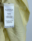 Nation LA 100% Pima Cotton Sabrina Twist Tie Tank in Butter Yellow