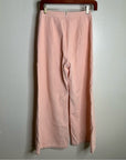 Faithfull The Brand 100% Cotton Tove Corduory Pant in Pale Pink Wide Leg High Rise