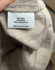 Eileen Fisher Linen Cotton Tan Cropped Wide Leg Capri Pant Medium Petite