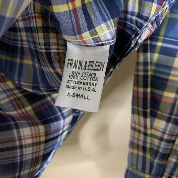 Frank &amp; Eileen 100% Cotton Barry Plaid Button - Down Top