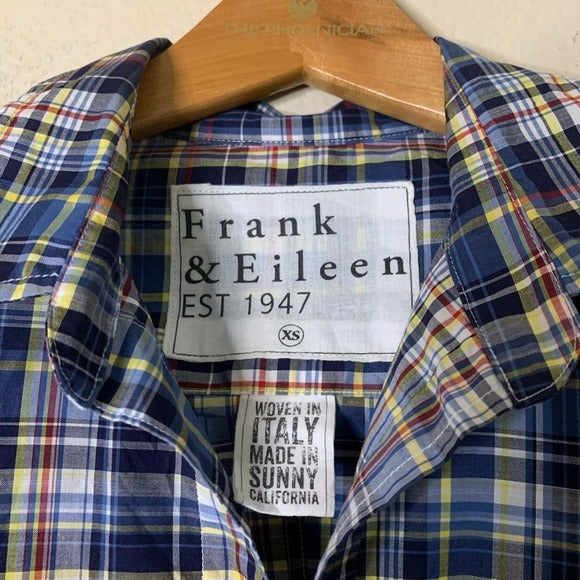 Frank &amp; Eileen 100% Cotton Barry Plaid Button - Down Top