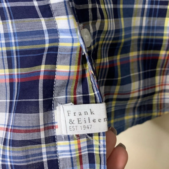 Frank &amp; Eileen 100% Cotton Barry Plaid Button - Down Top