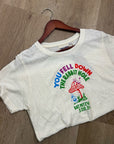 Jungmaven Hemp Organic Cotton Cream 'Rabbit Hole' Novelty T - Shirt