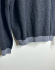 One Grey Day 100% Cashmere Grey Cutout Two Tone Sweater