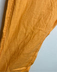 J. Crew Ingrid 100% Linen Orange Straight Leg Trouser Pant