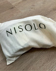 Nisolo All Day Wooden Tan Leather Heeled Clog Sandal